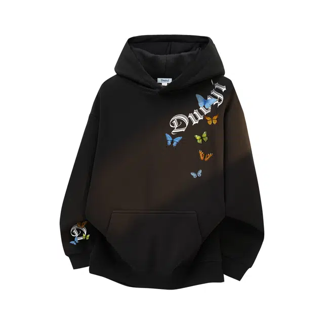 Duoyi Butterfly Logo Hoodie