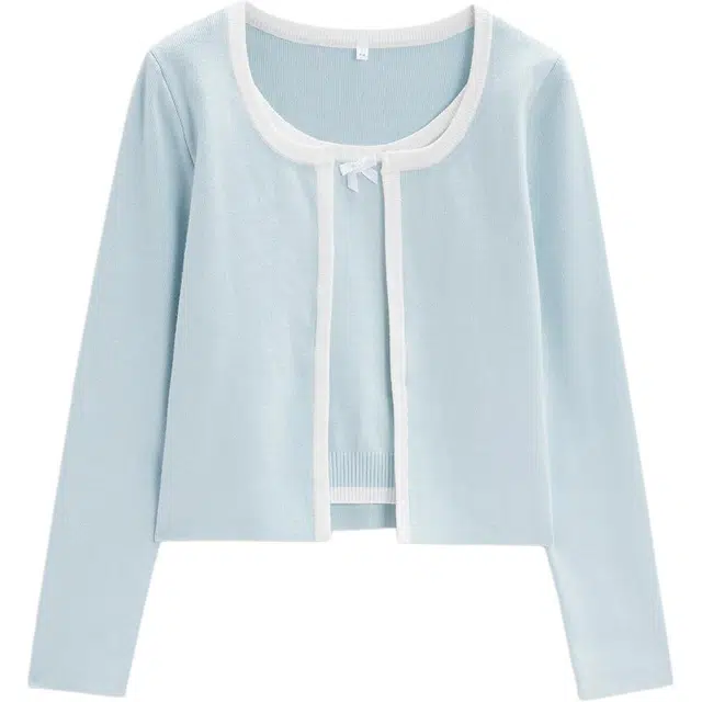 爱依服 法式温柔气质休闲风针织衫 女款