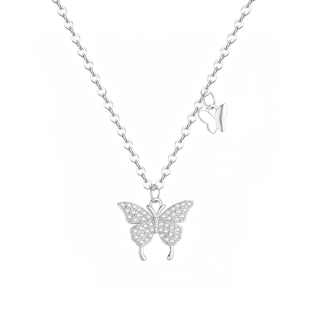 前方大荒野 星光蝴蝶轻奢高级感小众设计精致简约个性冷淡风好运之选 琉璃 项链 女款