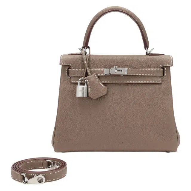 HERMES Kelly 25 Togo 18 Etoupe