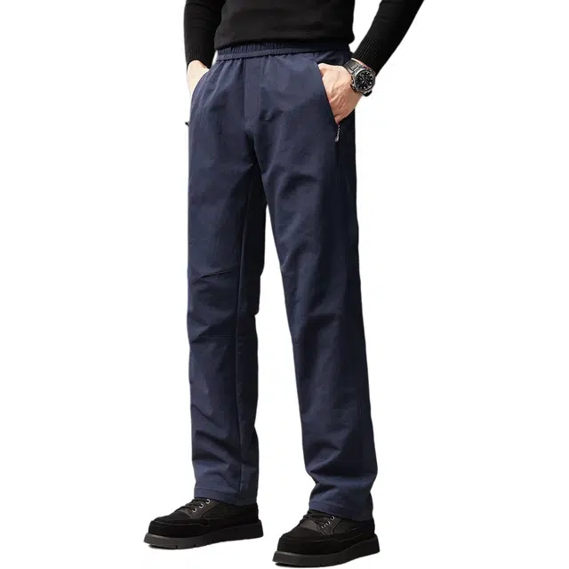 贵色 韩系纯色简约风户外出行耐磨软壳速干潮牌时尚百搭徒步登山休闲长裤工装裤 男女同款