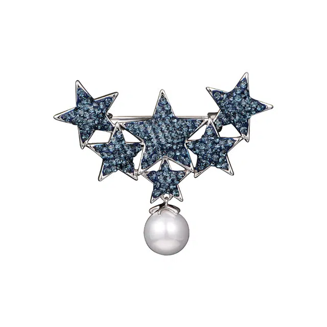 兰盈 星星简约气质#好运 奥地利水晶 胸针 男女同款情侣款
