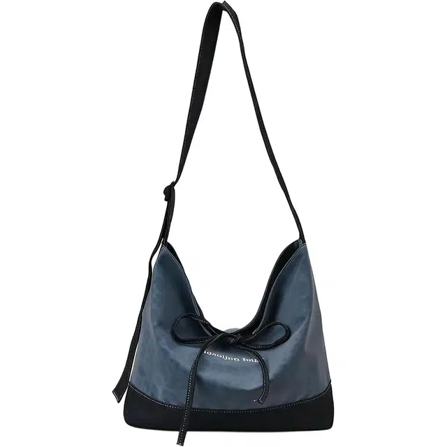 單倉 复古高级感蝴蝶结豹纹时尚设计腋下斜挎包小众日常通勤百搭手提托特包 布 单肩包 常规 女款 多色