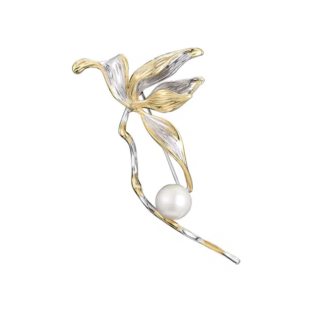 兰盈 花枝轻奢小众 环保合金 胸针 男女同款情侣款