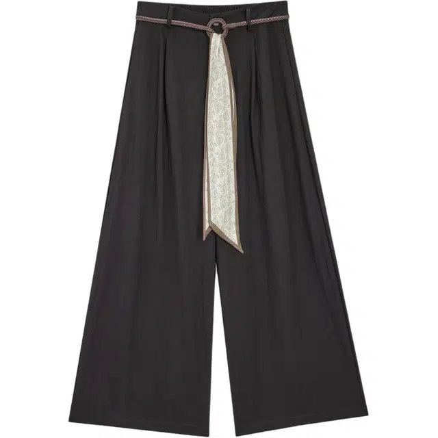 爱依服 韩版文艺通勤宽松自然腰休闲裤 女款