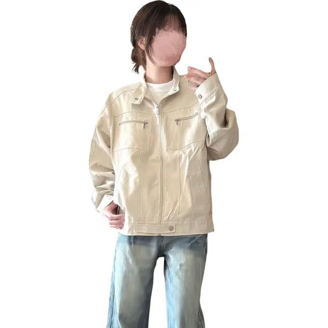 黑马漫画 美式复古外套男款秋季立领哈灵顿工装夹克 男女同款