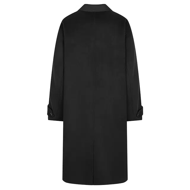 速写 外套西服领长袖大衣 男款