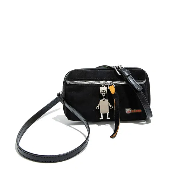 小猪班纳 高级感复古秋冬斜挎百搭洋气 呢绒 单肩包 女款 多色