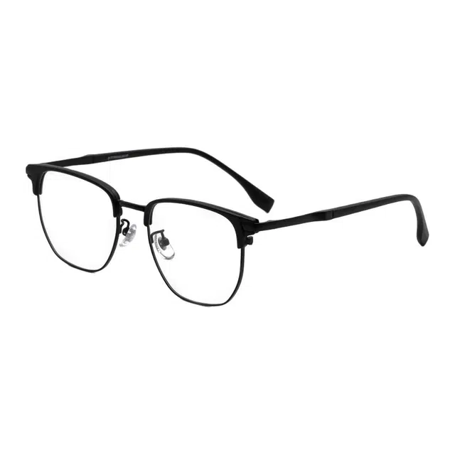 小罗弟 超轻钛斯文 板材 眉毛框/眉线框 光学眼镜 男女同款情侣款