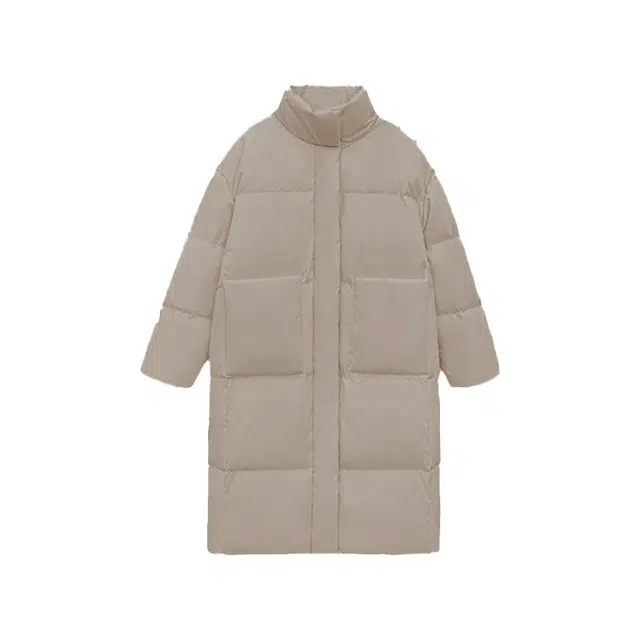 敲模女孩 文艺风宽松舒适气质小众韩版加厚棉服 女款