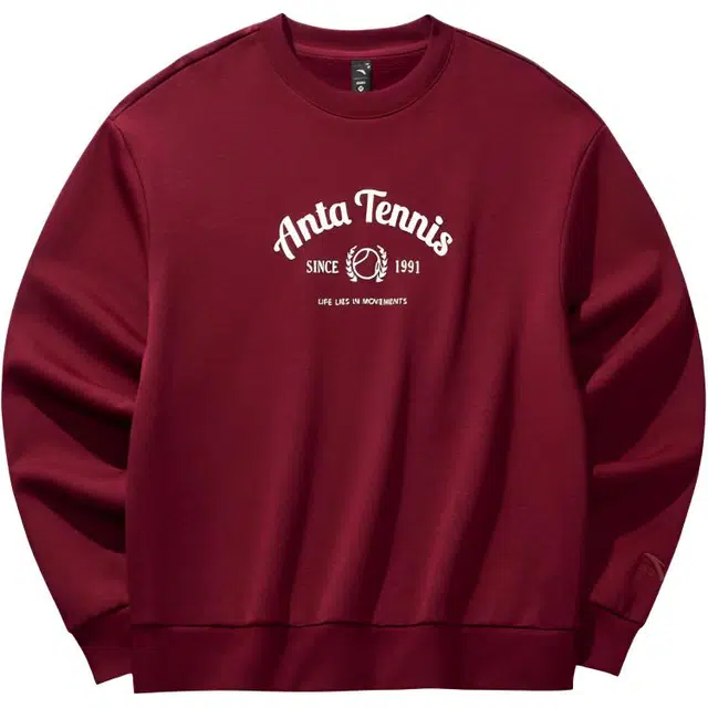 超级安踏 圆领套头字母舒适百搭卫衣 女款