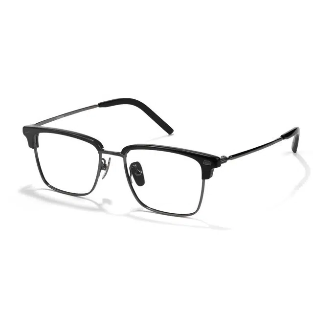 佐川 时尚半框 斯文 高级感 方圆脸显脸小 方形 光学眼镜 男女同款情侣款