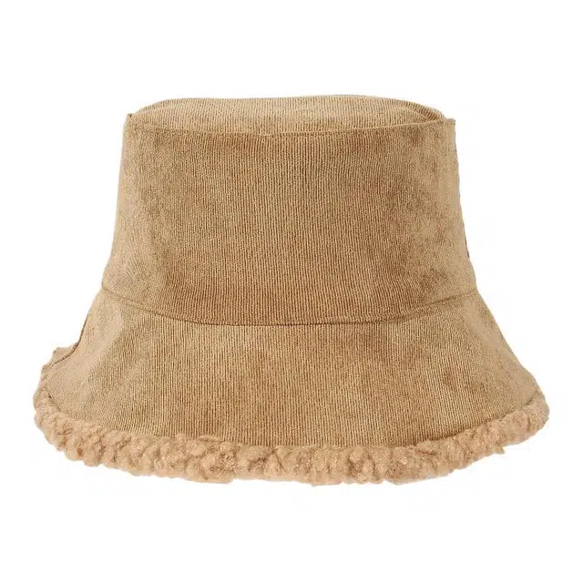 梦特娇 保暖 灯心绒 渔夫帽 男女同款情侣款