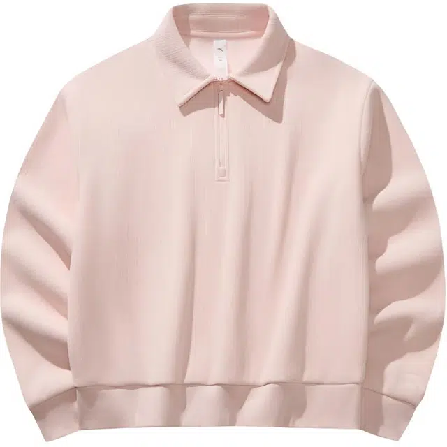 超级安踏 潮流文化系列 套头纯色宽松加绒卫衣 女款