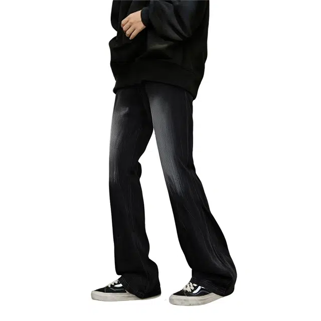 图兰朵 美式百搭宽松高街长裤直筒休闲时尚潮流舒适牛仔裤 男女同款