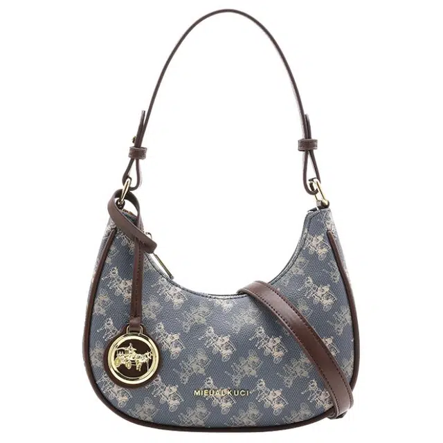 恒源祥 舒适轻盈清新百搭时尚丝巾潮流复古腋下包 超纤合成革 单肩包 常规 女款 多色