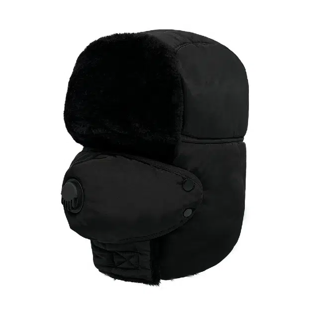 梦特娇 骑车防风防寒 聚酯纤维 雷锋帽 男女同款情侣款