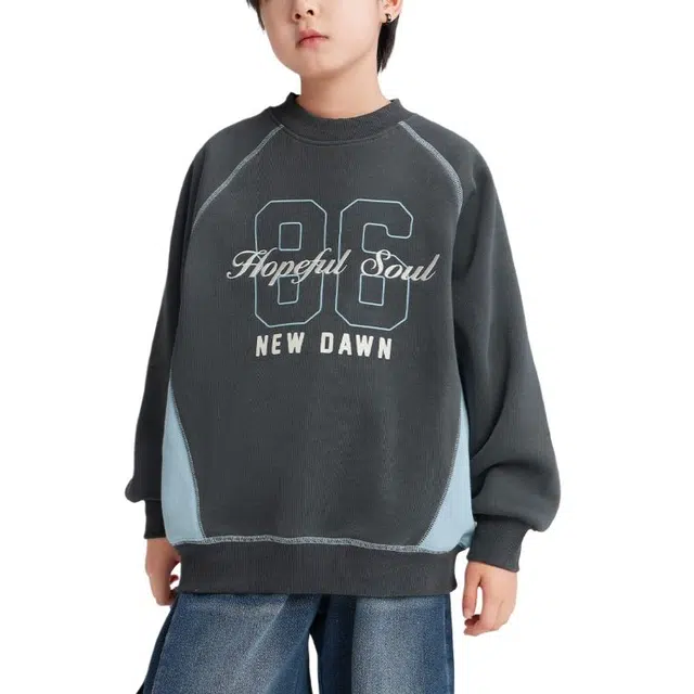 左西卫衣 加绒圆领保暖防静电耐磨透气 儿童款