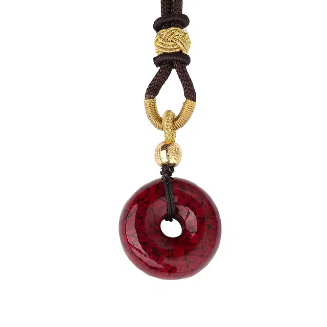 【布达拉宫文创】 布达拉宫 招财纳福平安扣本命年转运#好运#平安 朱砂 吊坠 男女同款情侣款