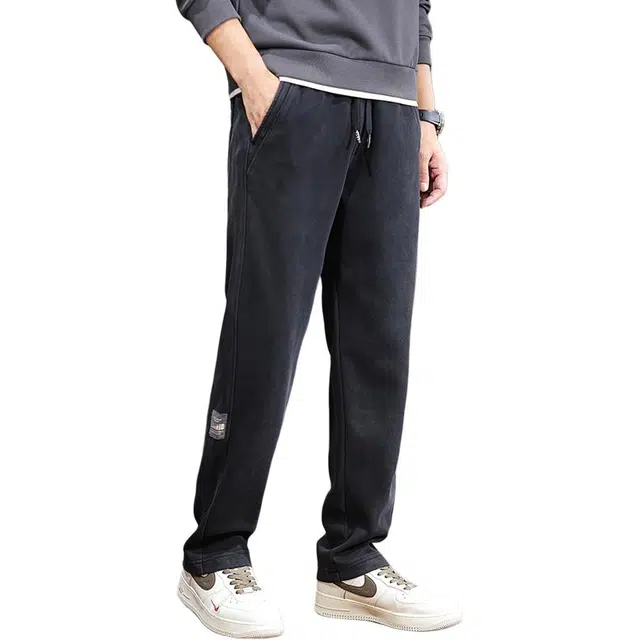遨宇 美式复古经典潮流潮牌极简宽松直筒垂感户外百搭休闲裤 男款