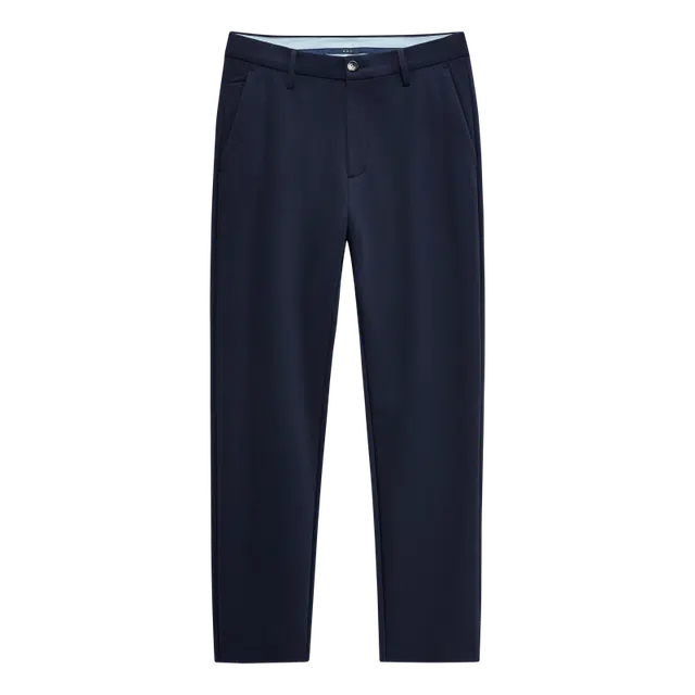 九牧王男裤专家 秋冬商场同款【柔顺暖感】通勤百搭舒适自在长质感纯色休闲裤 合体版 男款