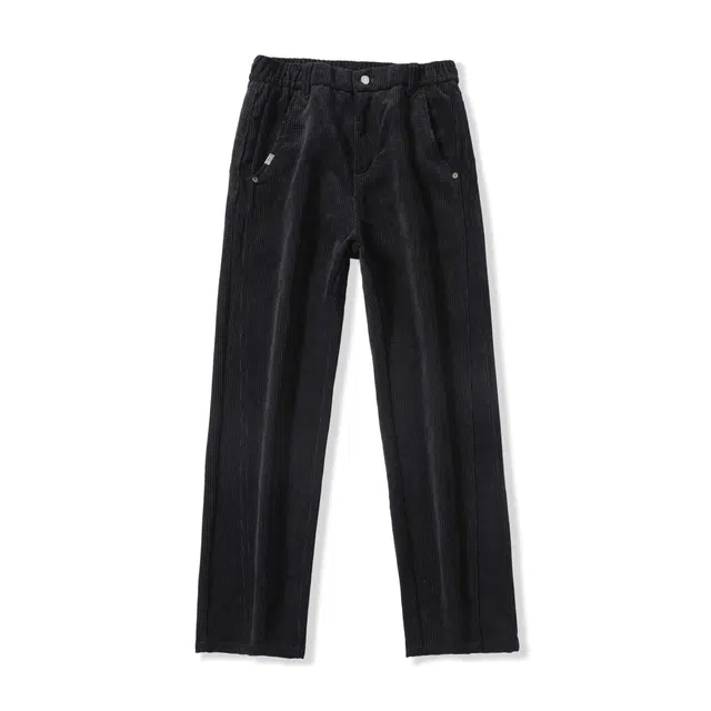 希越 秋冬 复古做旧灯芯绒直筒休闲裤 男款