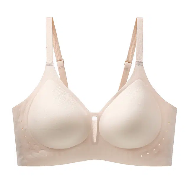 慕梵度 舒适薄款法式三角杯内衣女小胸不空杯聚拢无钢圈性感美背无痕文胸 女款