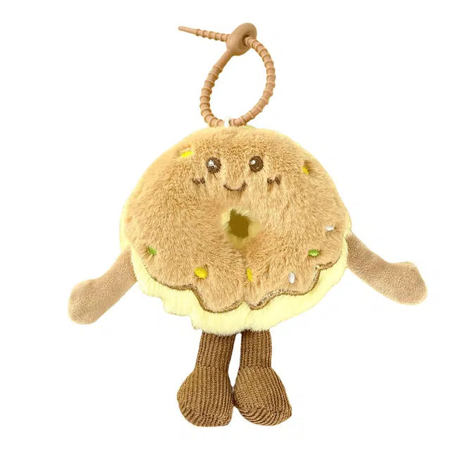 心水好物 卡通甜甜圈玩偶甜品公仔包包创意饰品 毛绒 挂件 男女同款情侣款