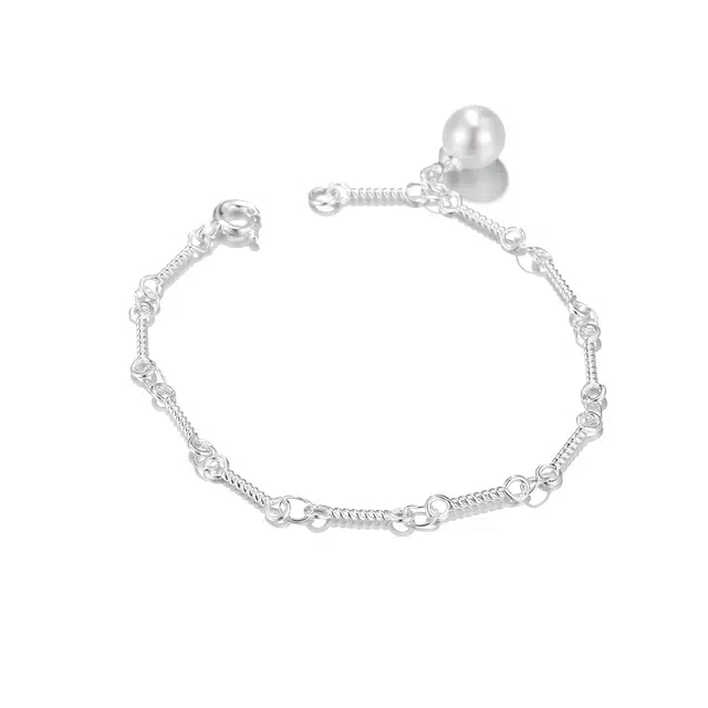 珂里 竹节环扣法式复古典雅温婉设计感节节高升小众精致百搭甜美气质#好运 合金 手链 女款