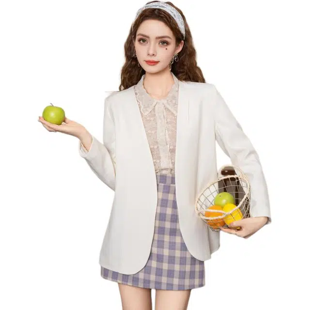 法文箱子 高级感小个子时尚西装 女款