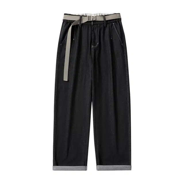 海尔斯 潮流时尚美式运动宽松直筒休闲裤 男款