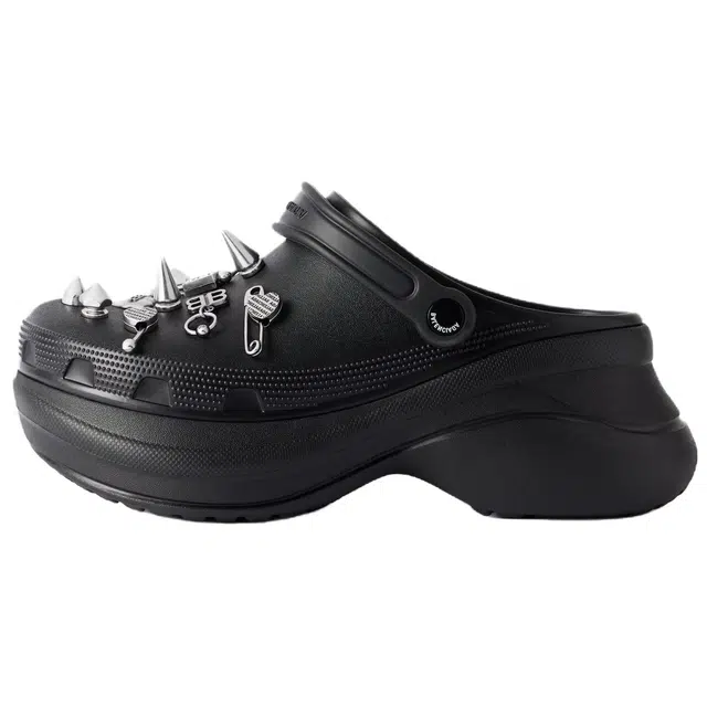 Balenciaga x Crocs Jibbitz Platform Clog Black