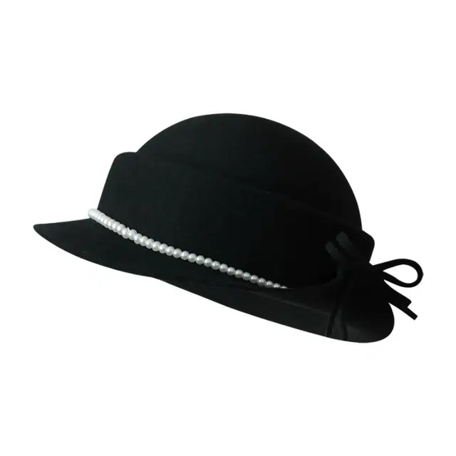 氧气樱桃 千金感复古圆顶优雅小众高级感晚宴 羊毛 礼帽 男女同款情侣款