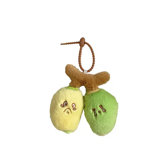 心水好物 蕉绿香蕉搭子水果公仔趣味书包双肩包单肩包 毛绒 挂件 男女同款情侣款