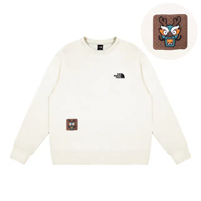 The North Face Fantasy Dragon Embroidered Sweatshirt