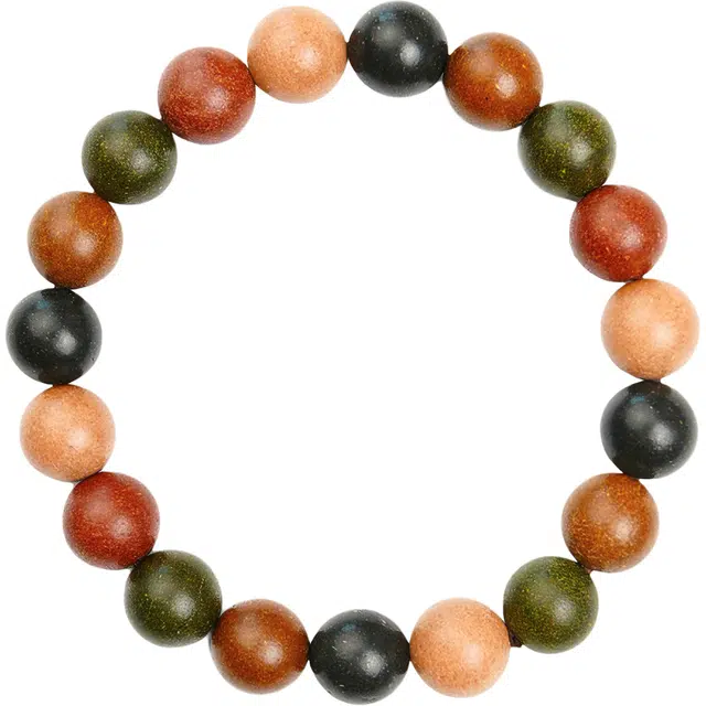 天台山 五方俱养 五行 手作草本古法炮制药香非遗手制素圈 合香珠 手串 男女同款情侣款