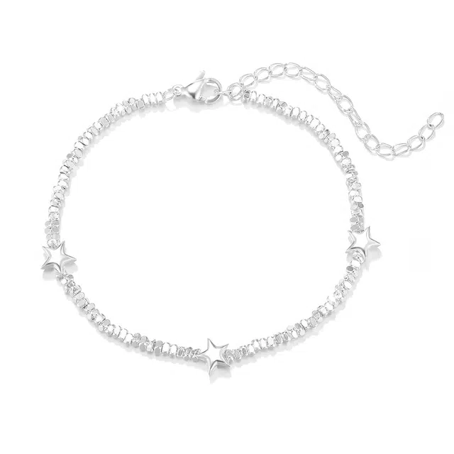 珂里 五角星碎银手饰简约百搭气质碎银几两小众设计感闪耀温柔百搭 合金 手链 女款