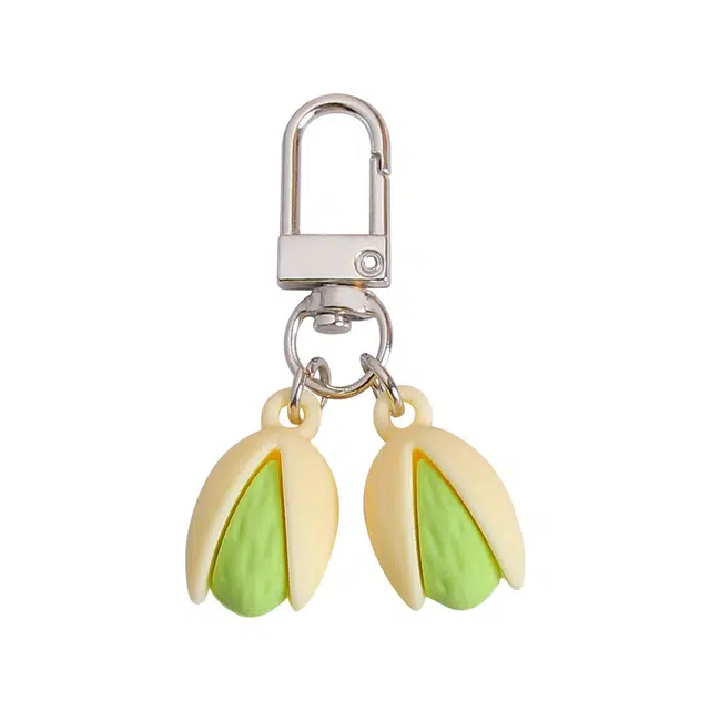 清脆小溪 开心果创意趣味仿真坚果独特个性可爱 树脂 挂件 男女同款情侣款