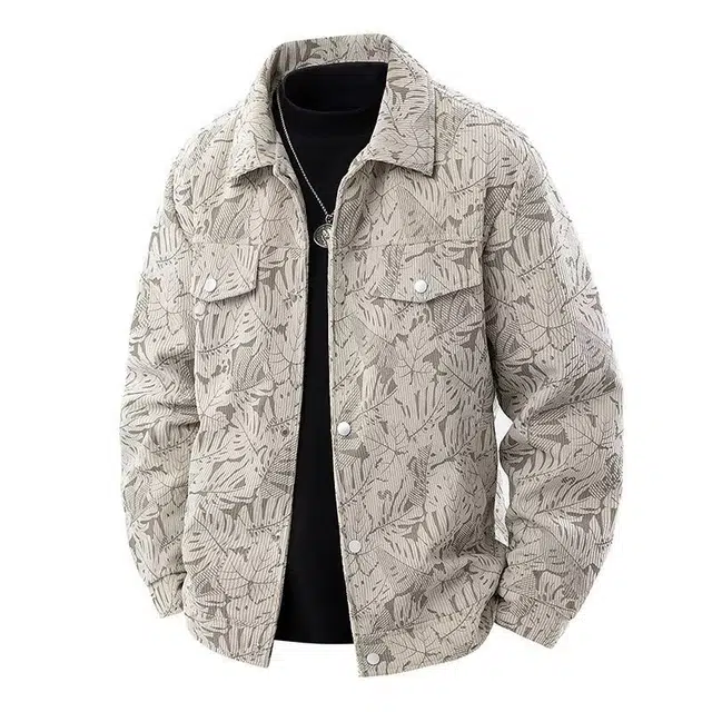 极限涡轮 美式复古高街小众痞帅休闲外套港风原宿风无性别主义穿搭亲肤柔软舒适时尚个性潮宽松百搭设计感印花街头直筒上衣夹克 男女同款