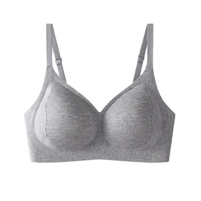 图兰朵 柔软舒适亲肤无感聚拢果冻胶承托上托防下滑无钢圈文胸 女款