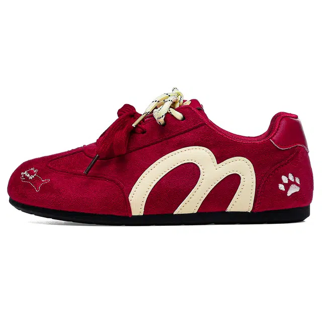 拾伍象 丑萌时尚复古百搭软底休闲 板鞋 女