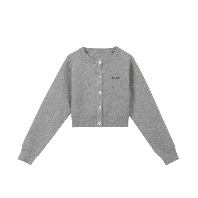 望莱仕 小众短款休闲开衫外套修身显瘦针织衫 女款