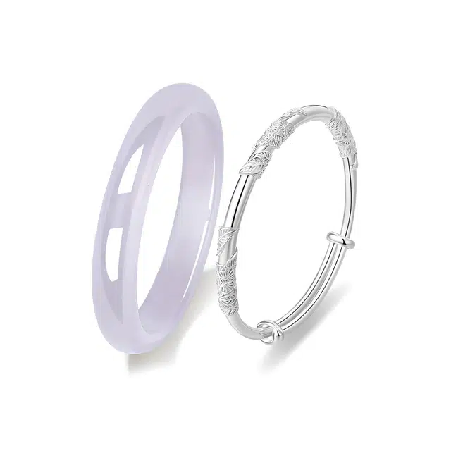 琉堇 一步一响芋泥啵啵叮当镯 新中式本命年招桃花正缘贵妃镯 古风汉服旗袍水润显白温婉气质圆条镯#好运 琉璃 手镯 女款