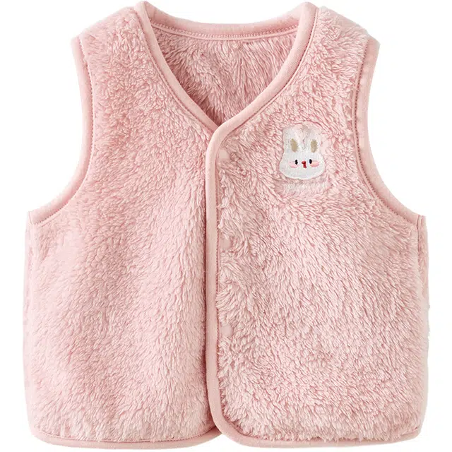 童泰马甲 春秋季宝宝衣服儿童休闲外出上衣男童女童绒马夹坎肩 婴幼童