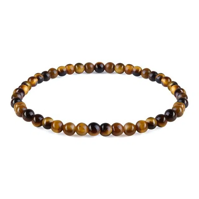 【美拉德】 色菲尔 复古民族风 棕色系时尚个性潮酷街头优雅气质小众设计日常通勤百搭#好运 虎眼石 手串 男女同款情侣款