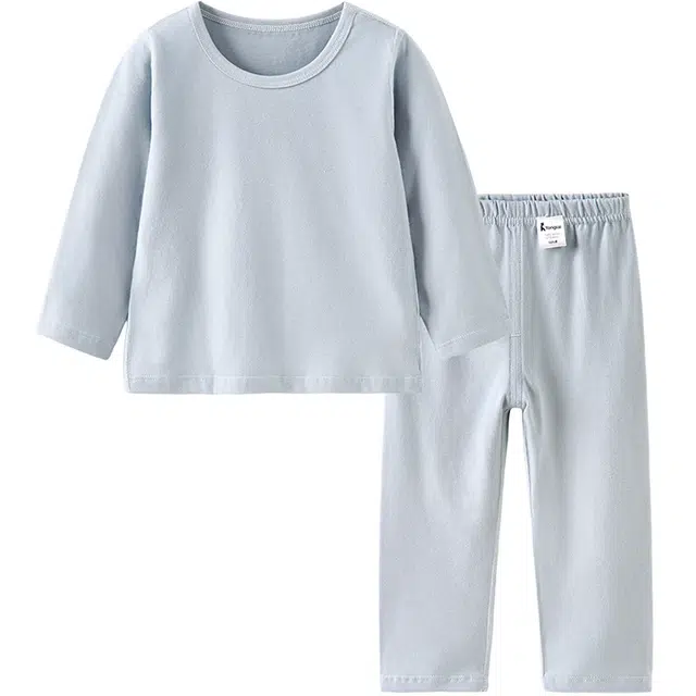童泰 春秋季纯棉儿童衣服男童秋裤睡衣无骨家居服套装婴幼童