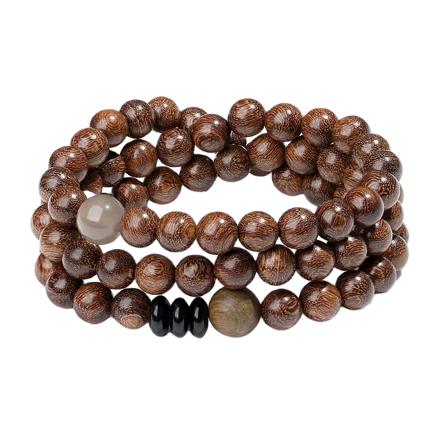 【静心珠串】 色菲尔 国风三圈叠戴手饰 新中式优雅招财吸金转运珠事业顺利万事如意时尚通勤学生日常百搭#好运 檀木 手串 男女同款情侣款