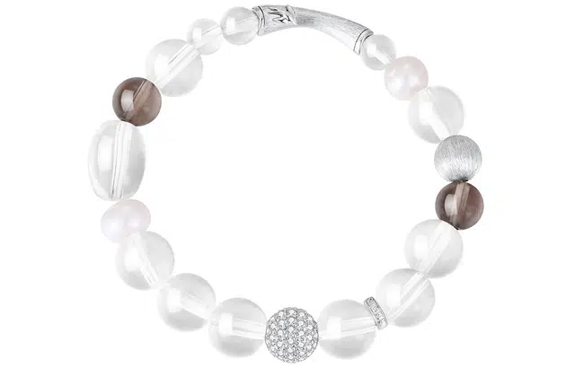 石头记 凝露手饰多 清透氛围感白月光 优雅高级感  招财纳福转运旺事业#好运天然 白水晶 手串 女款