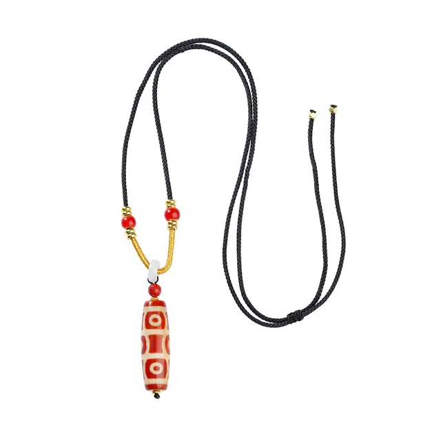 【布达拉宫文创】 布达拉宫 六眼天珠顺利之珠六六大顺财源广进#好运 玛瑙 吊坠 男女同款情侣款