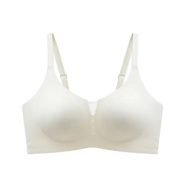 慕梵度 无痕果冻胶软支撑固定杯内衣女小胸聚拢防下垂收副乳调整型显大舒适透气文胸 女款